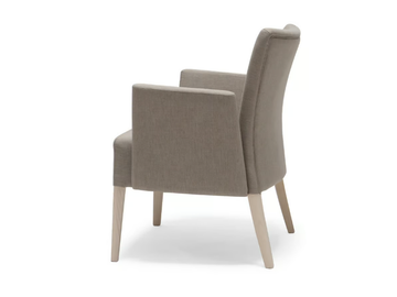 NOBLESSE 213 - Upholstered fabric armchair with armrests by Origins 1971 - view 3